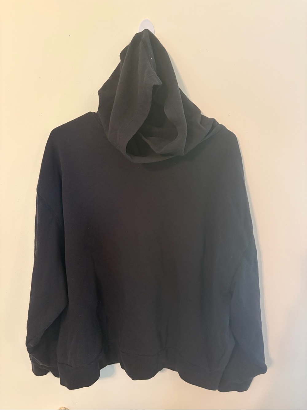 Fabletics Black Hooded Sweater - Casual Pullover size Medium